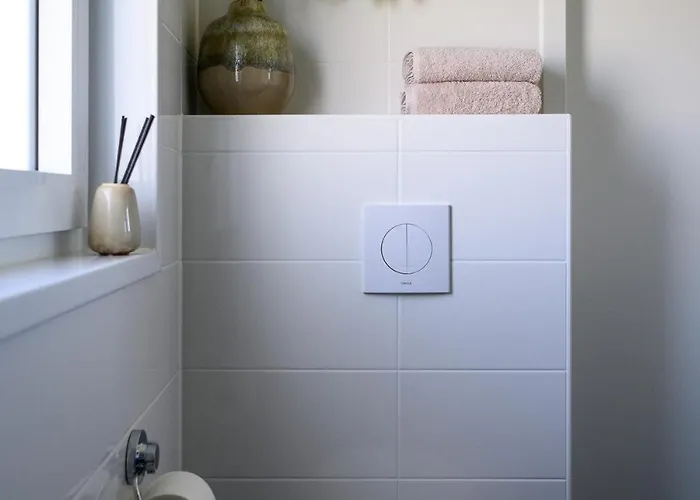 Appartement Modernes New Port 067 Mitten Im Gruenen Mit Eigener Terrasse Am Wasser Nr 67